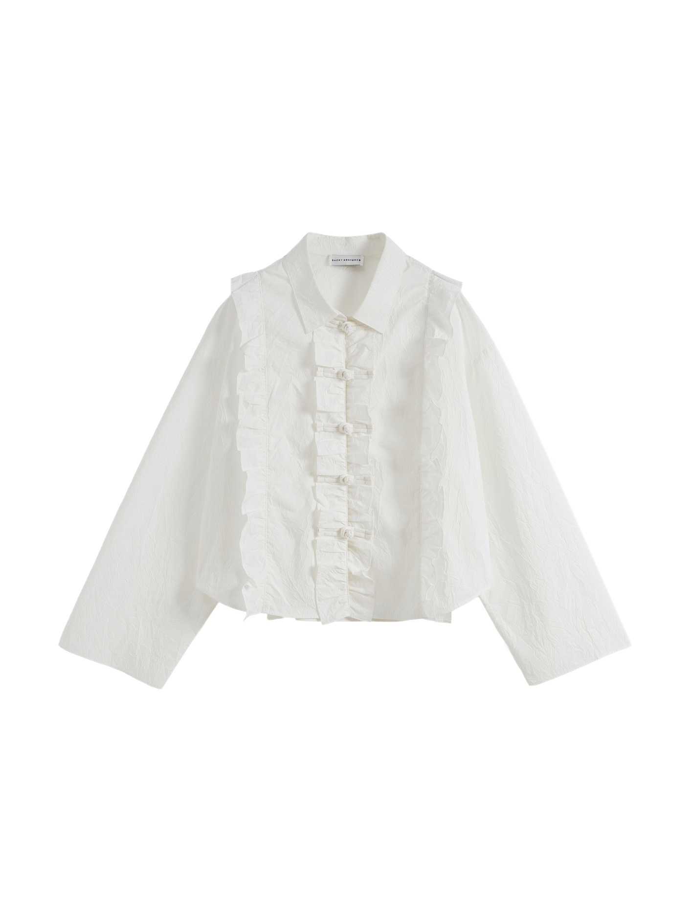 Wrinkled Button-Up Shirt