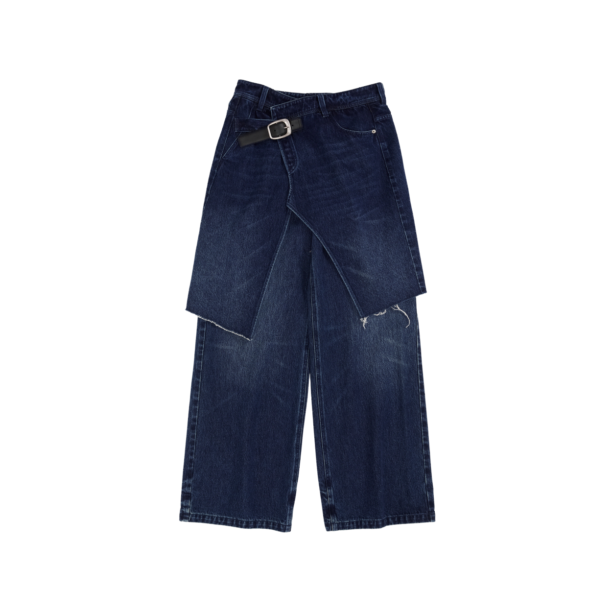 Buckled Denim Culottes