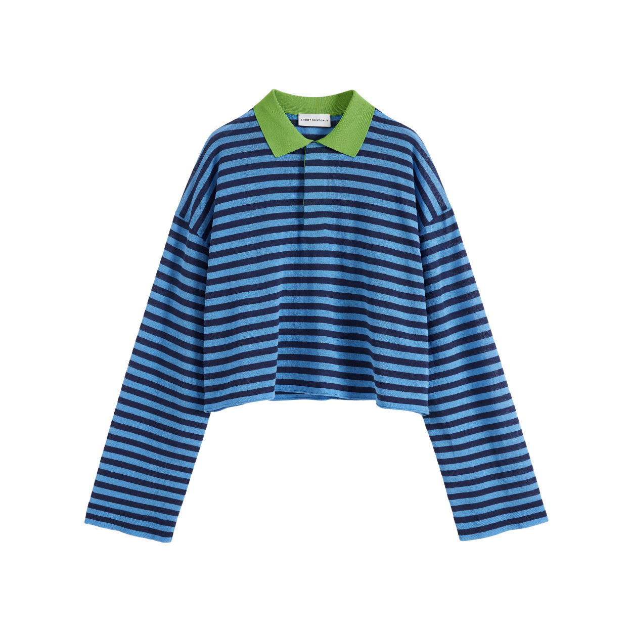Striped Polo Knit Shirt