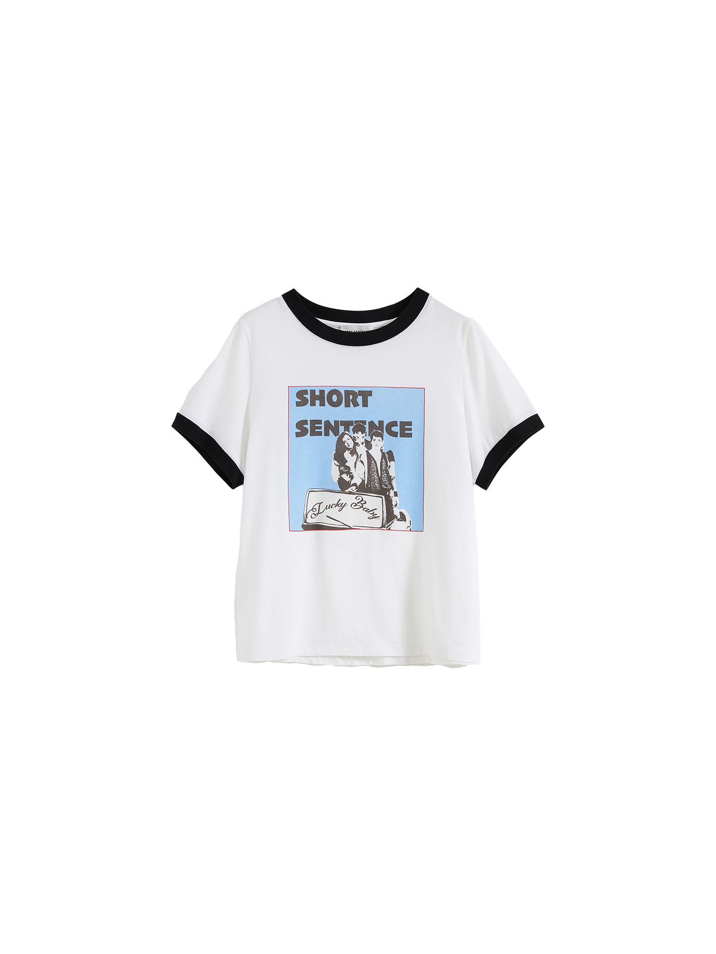 Colorblock Poster Print T-shirt