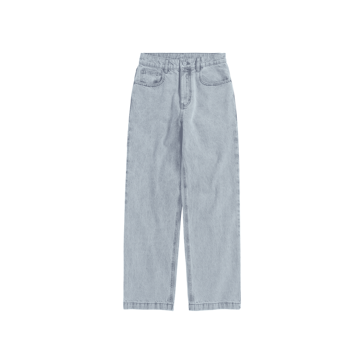 Low‑Rise Work Jeans