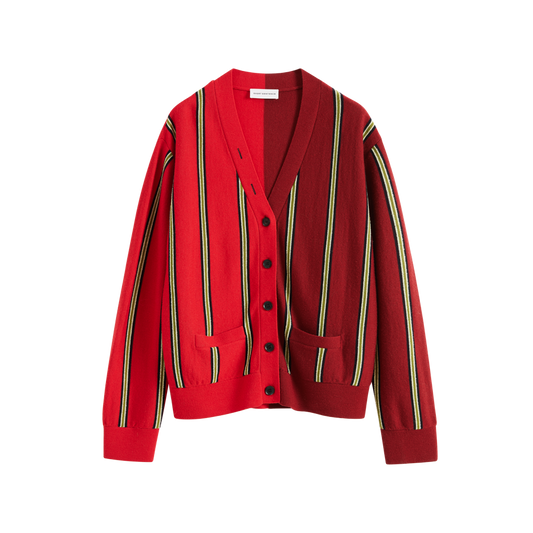 Colorblock Stripe Cardigan
