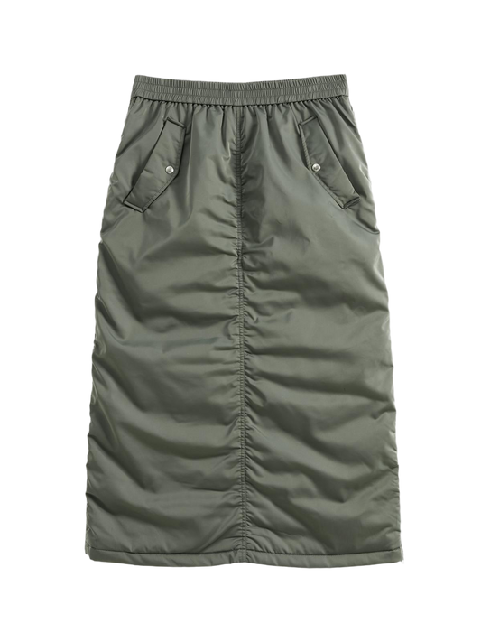 Padded Straight Skirt