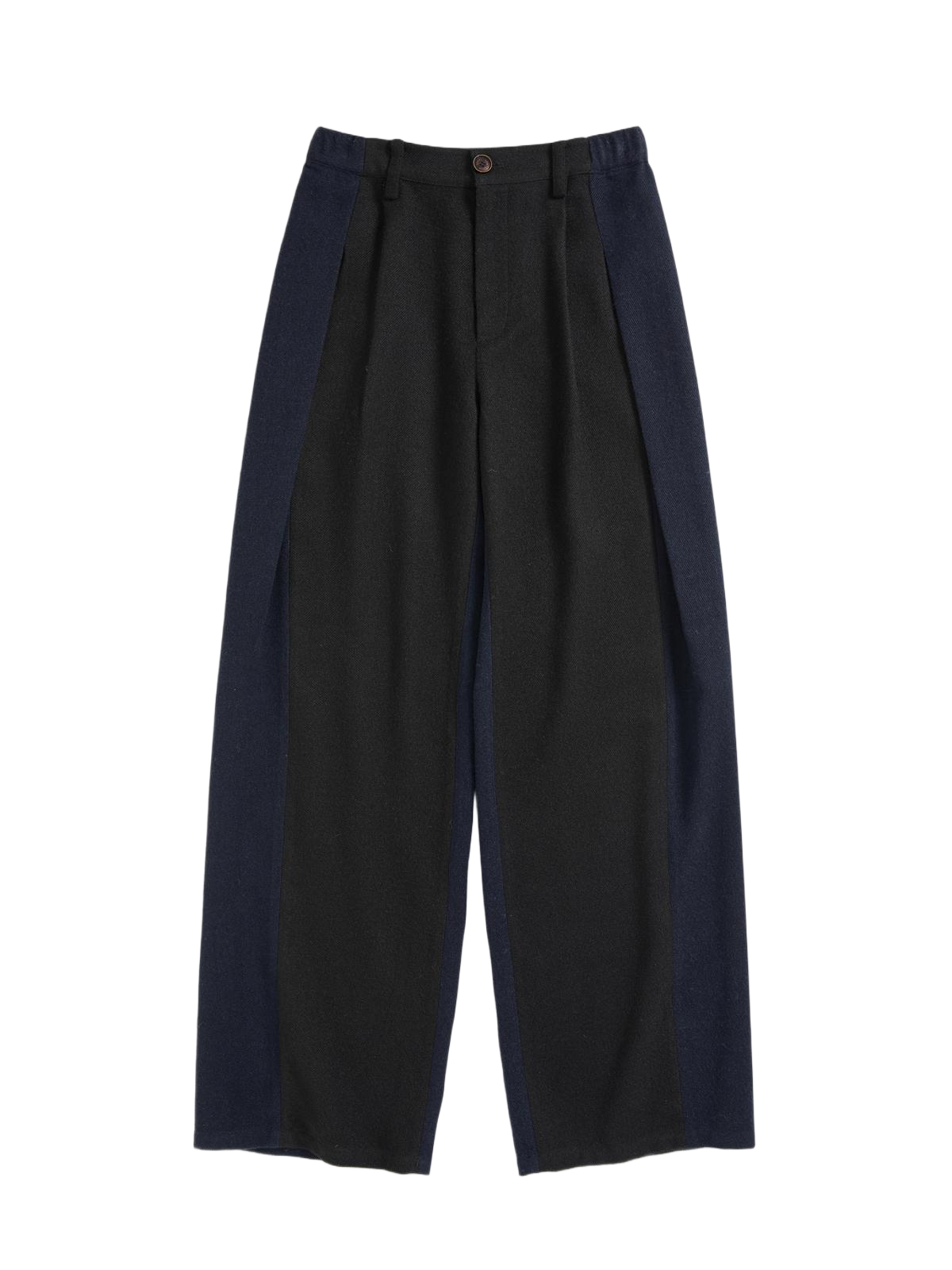 Patchwork Pleated Trousers