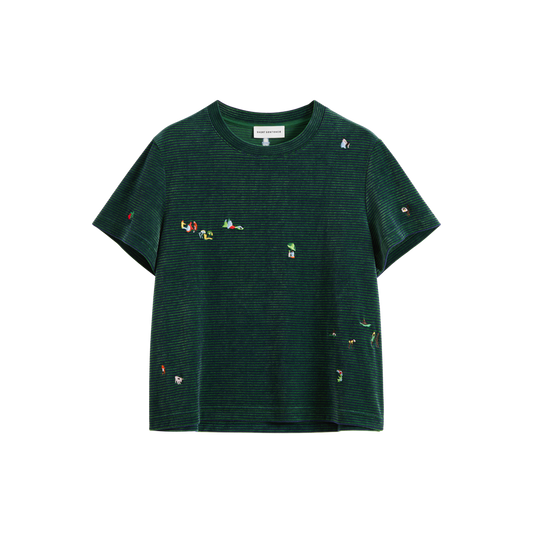 Sally Embroidered Fitted T-Shirt