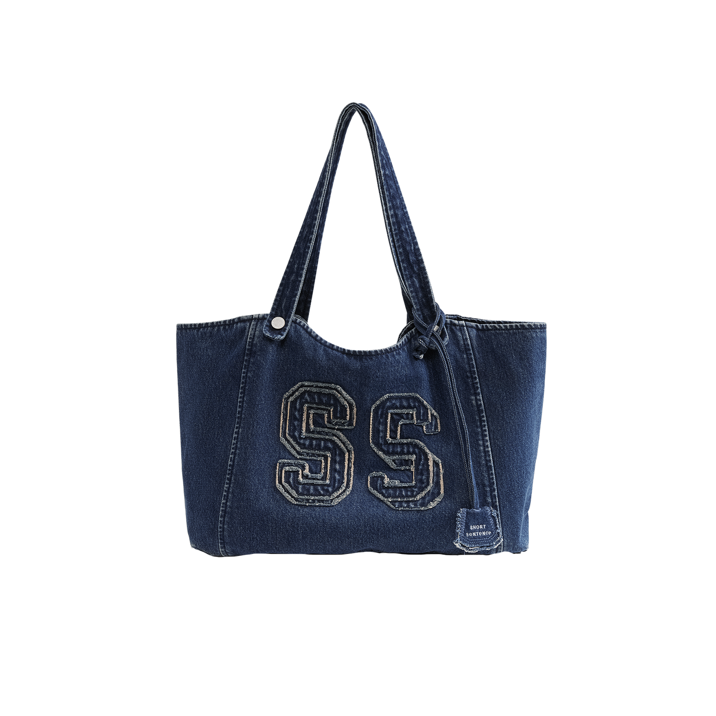 SS‑Logo Denim Bag