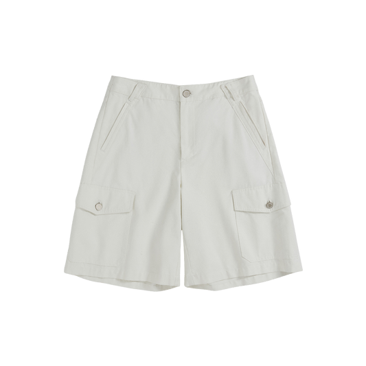 Double Waistband Cargo Shorts