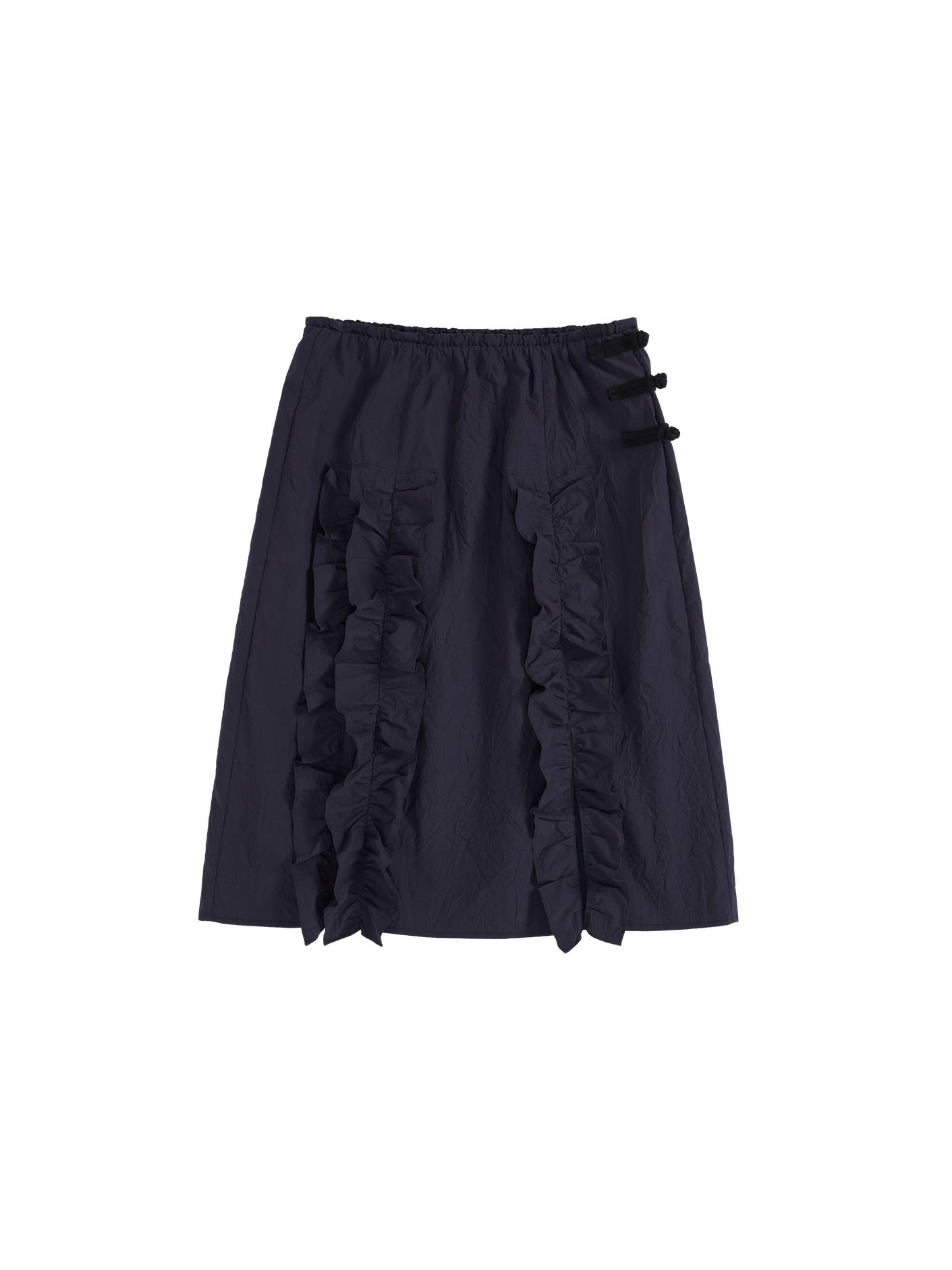 Wrinkled Ruffle Skirt