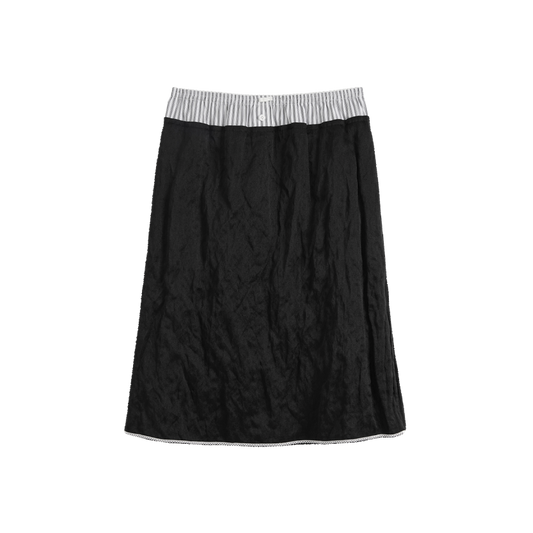 Double‑Layer Midi Skirt