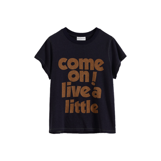 Slogan Print Slim Fit T‑shirt