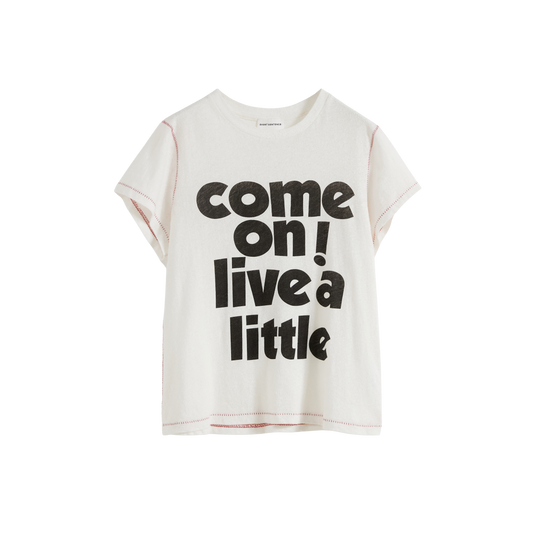 Slogan Print Slim Fit T‑shirt