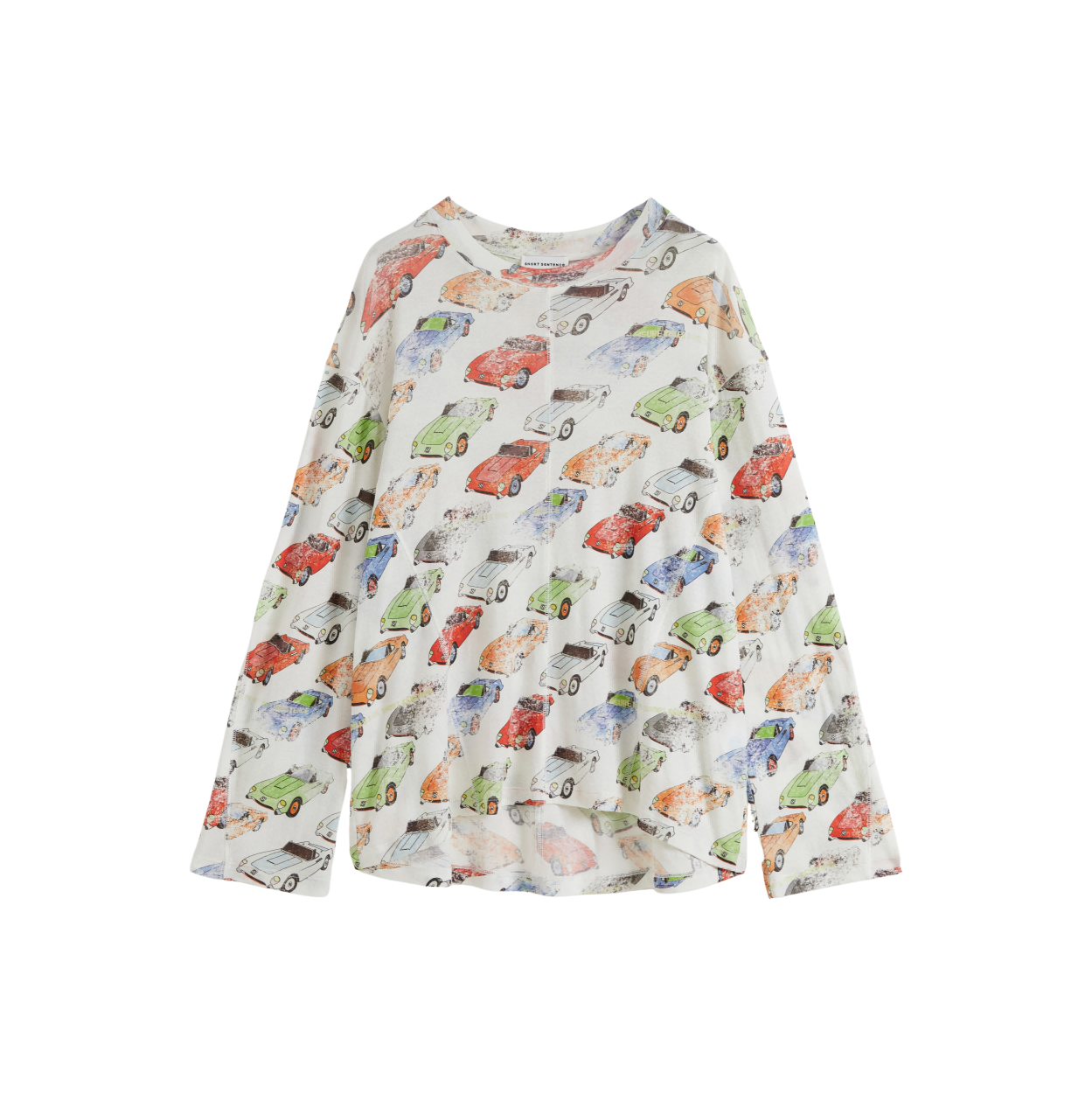 Oversized Car‑Print T‑shirt