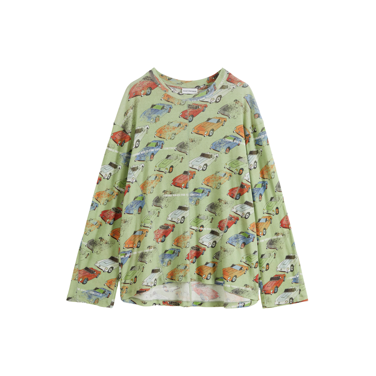 Oversized Car‑Print T‑shirt