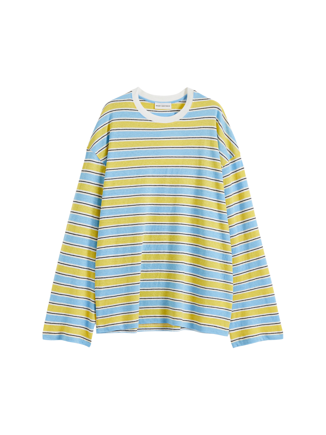 Cotton Linen Stripe Tee