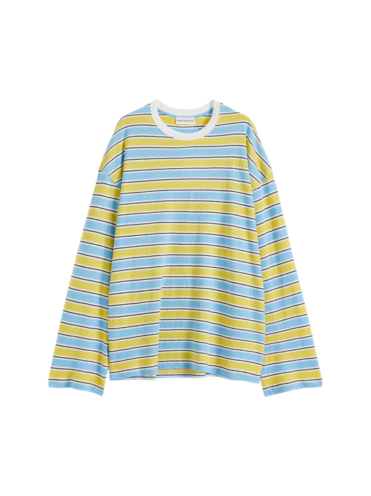 Cotton Linen Stripe Tee