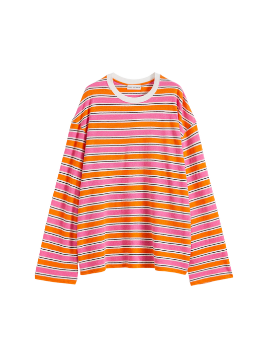 Cotton Linen Stripe Tee
