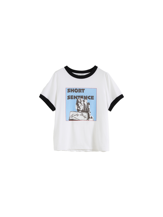 Colorblock Poster Print T-shirt