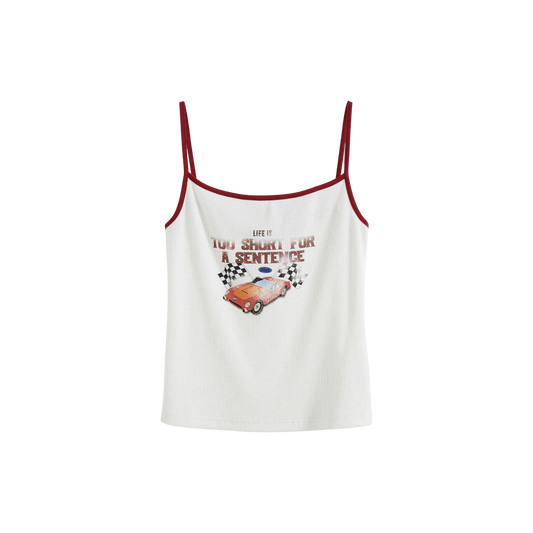 Printed Slim‑fit Tank Top