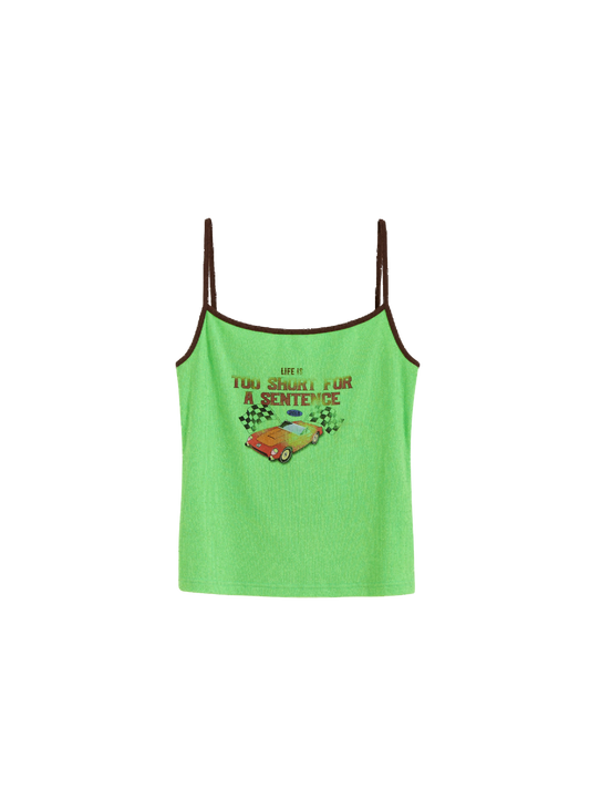 Printed Slim‑fit Tank Top